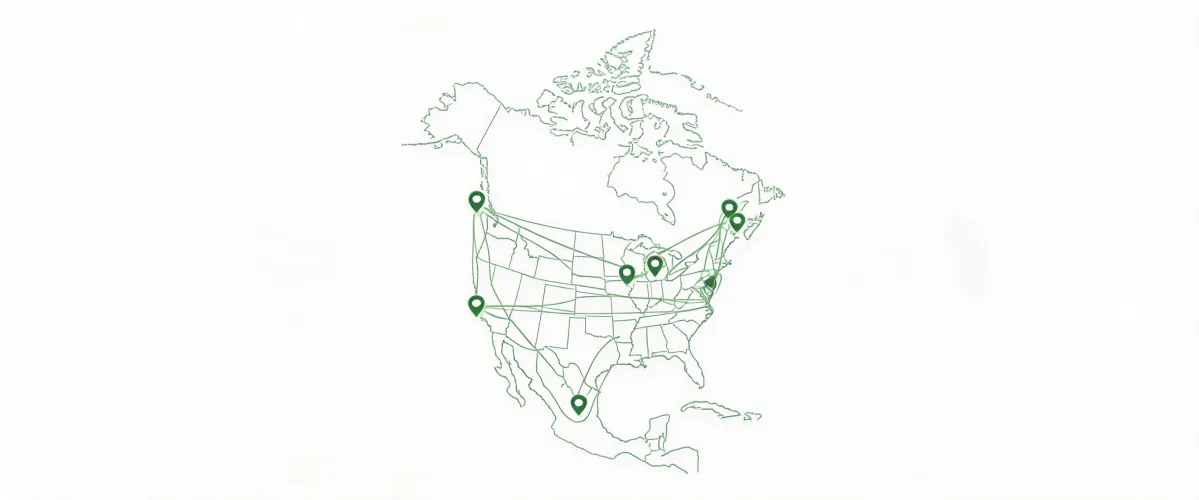 Illustrated retail support map for Nee Doh