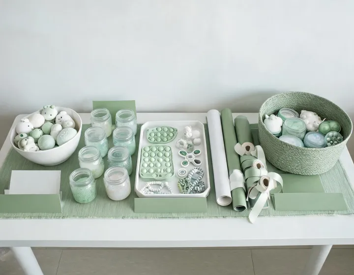 Sensory toy gift and age stage display